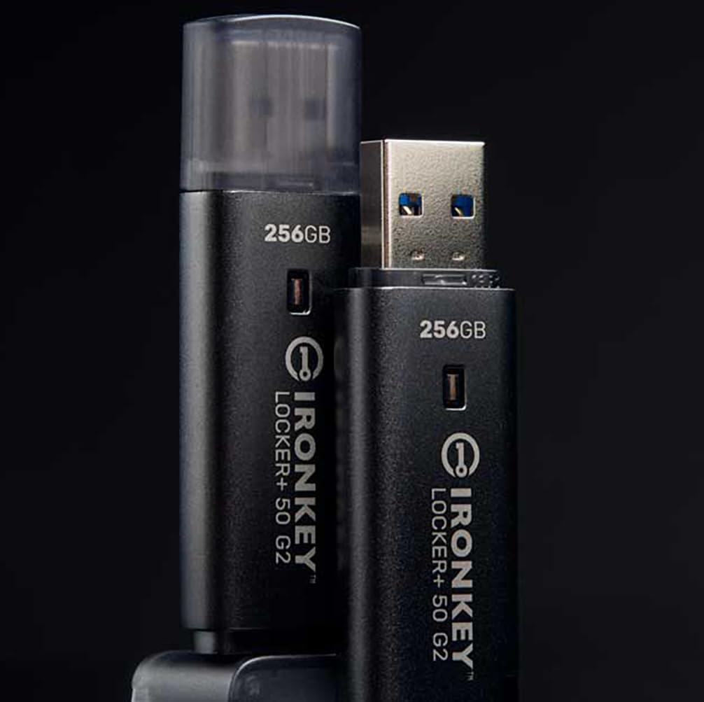 Kingston Ironkey Locker+ 50 G2 128GB Encrypted USB Drive | FIPS 197 | AES-XTS Protection | Multi-Password Security | USB 3.2 Gen 1 | IKLP50G2/128GB - Image 8