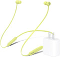 Beats Flex with Apple 20W USB-C Power Adapter - Yuzu Yellow by Beats