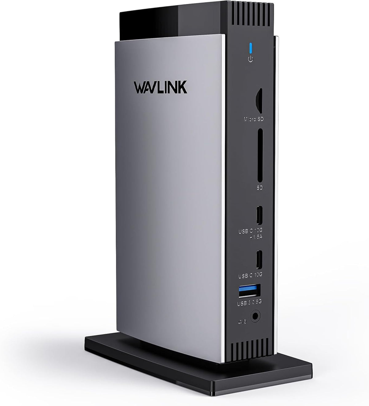 WAVLINK Displaylink Docking Station 3 Monitors with for MacBook M1/-M5 Windows, Displaylink Dock with 3X HDMI or 2X DisplayPort, 130WPD,5 USB Ports, Ethernet, Audio, SD/TF by WAVLINK