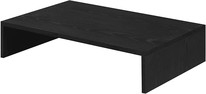 Convenience Concepts 121041CH Designs2Go Small TV/Monitor Riser for TVs up to 26" Small TV/Monitor Riser Small, Black by ConvenienceConcepts