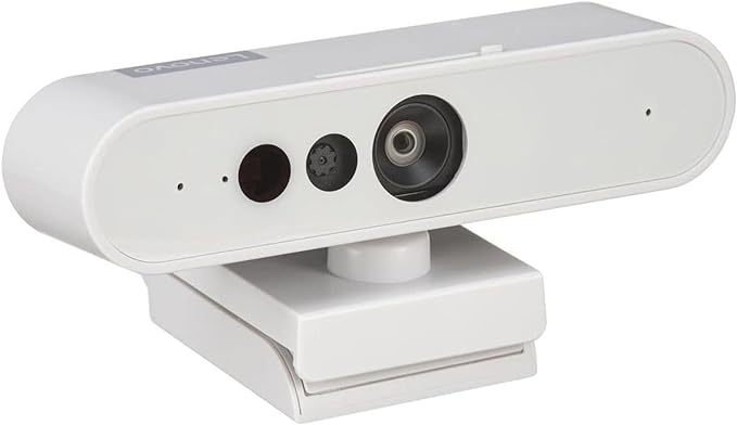Lenovo HD 1080p Webcam (510 FHD) - Monitor Camera with 4X Digital Zoom, 95° Wide Angle, 360° Rotation Pan & Tilt - Desktop Cam with Dual Microphones & Windows Hello for Livestreaming & Conferences by Unknown