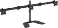 StarTech Triple Monitor Stand 13in to 27in, VESA, Black (ARMBARTRIO2) | For Monitors 13" to 27" (17.6lb/8kg), Adjustable VESA Computer Stand for 3 Screen Setup, Steel, Articulating by StarTech