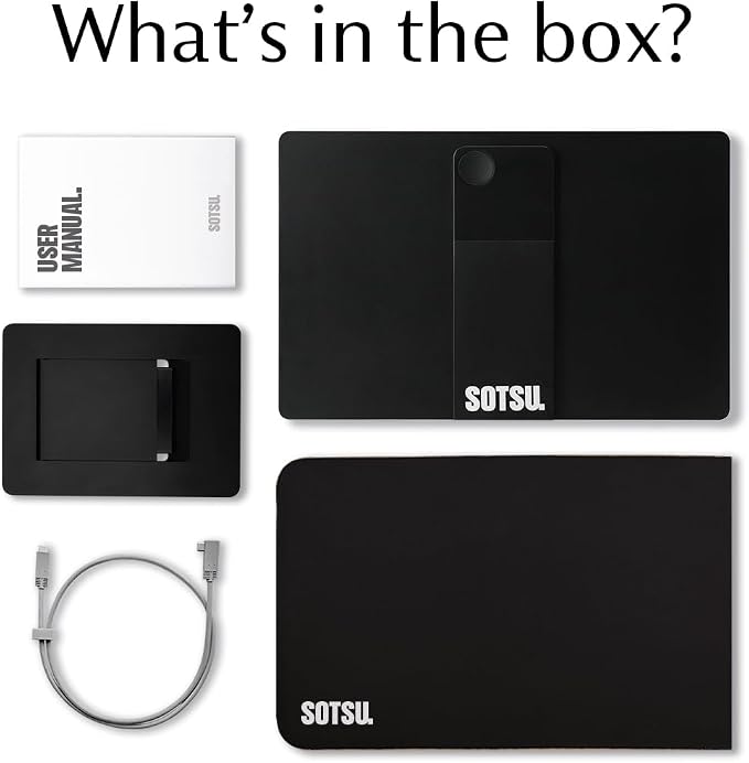 SOTSU FlipAction Pro 16" Gen 2 | 2.5K Portable Monitor | 2560 x 1600 (WQXGA) | 120 Hz | 100% DCI-P3 | 400 Nits | Pivot Rotate | Full Metal CNC | Perfect Match for Mac and Windows (Universe Black) - Image 9