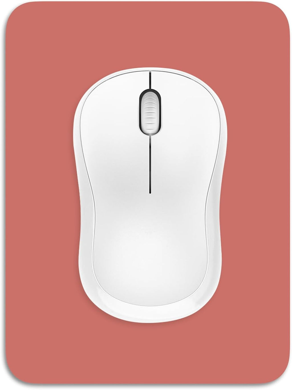 Small Mouse Pad, 6 x 8 Inch Thick Rubber Premium-Textured Non-Slip Portable & Washable Mini Mouse Mat for Women Men Wireless Laptops Keyboard Tray Gaming Computer Office Travel, Indian Red by Dapesuom