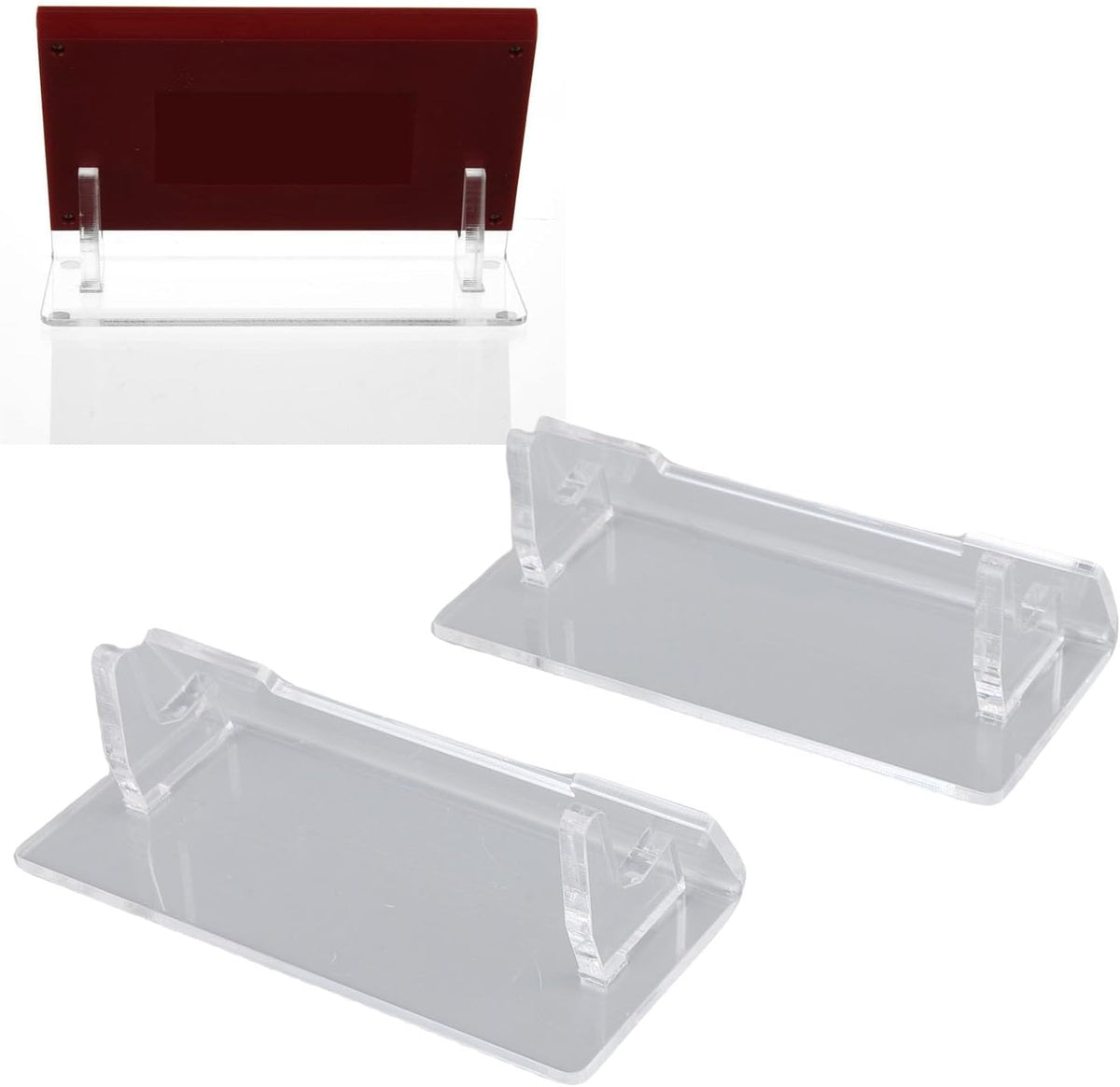 Clear Acrylic Stand for New Game Watch, Handheld Game Console Portable Phone Tablet Holder Display Stand with Anti Slip Pads - Image 3