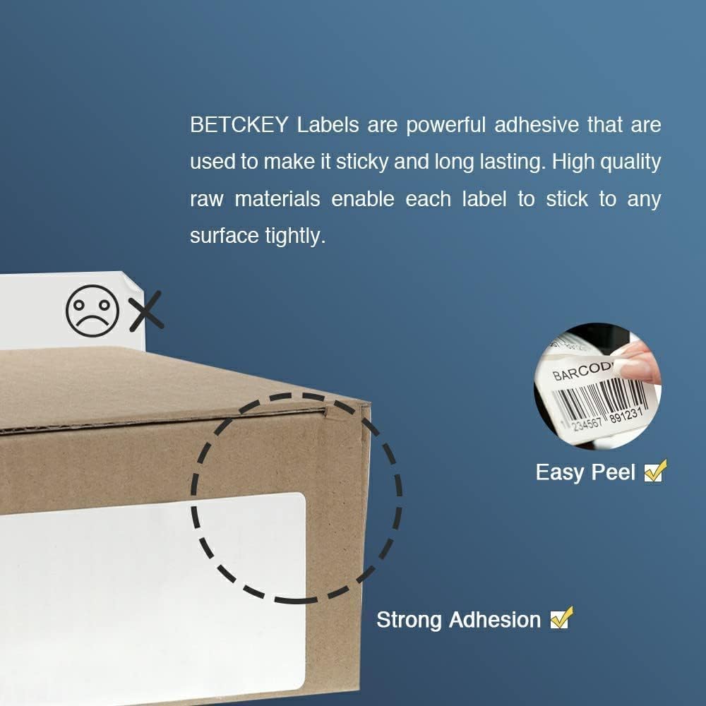 BETCKEY Replace for Brother DK-1202 (2.4 x 3.9 in) Shipping Labels[10 Roll] - Image 4