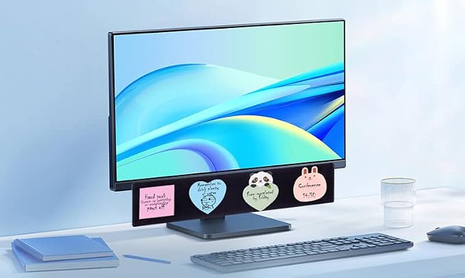 2 Pack Black Monitor Memo Board Top Mount,18" Monitor Sticky Note Holder,Sticky Boards,Message Board for Computer Monitors - Image 5