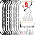 Closet Organizers and Storage, 8 Pack Stronger Space Saving Hangers for 40 Clothes, College Dorm Room Essentials for Guys Girls, Clothes Hanger with 5 Holes, Closet Storage, Magic Home Organization | College Dorm Room Essentials for Guys Girls, Clothes... by HAOWWLAISpaceSavingHangers