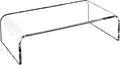AMT Premium Acrylic Clear Monitor Stand Laptop/PC/Multimedia Monitor Riser for Home Office by AMTSupply