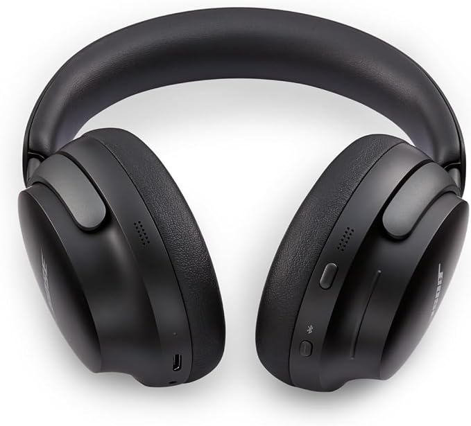 Bose QuietComfort Ultra Bluetooth Headphones, Wireless Headphones with Spatial Audio, Over Ear Noise Cancelling with Mic, Up to 24 Hours of Playtime, Black - Image 7