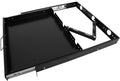 1U Rack Mount Sliding Keyboard Tray Cantilever for Server Data Network Rack by RAISING ELECTRONICS