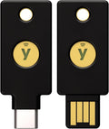 Yubico - YubiKey 5 NFC Bundle (USB-A + USB-C) - Multi-Factor authentication (MFA) Security Key and passkey, Connect via USB or NFC, FIDO Certified - Protect Your Online Accounts by Yubico