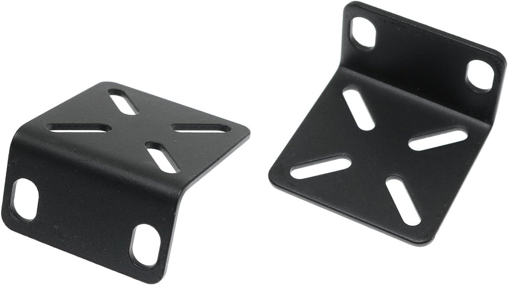 2pcs Adjustable Rack Ears Rack Mount Kit for 17.3 inch Wide Switches (Pack of 2) - Image 2