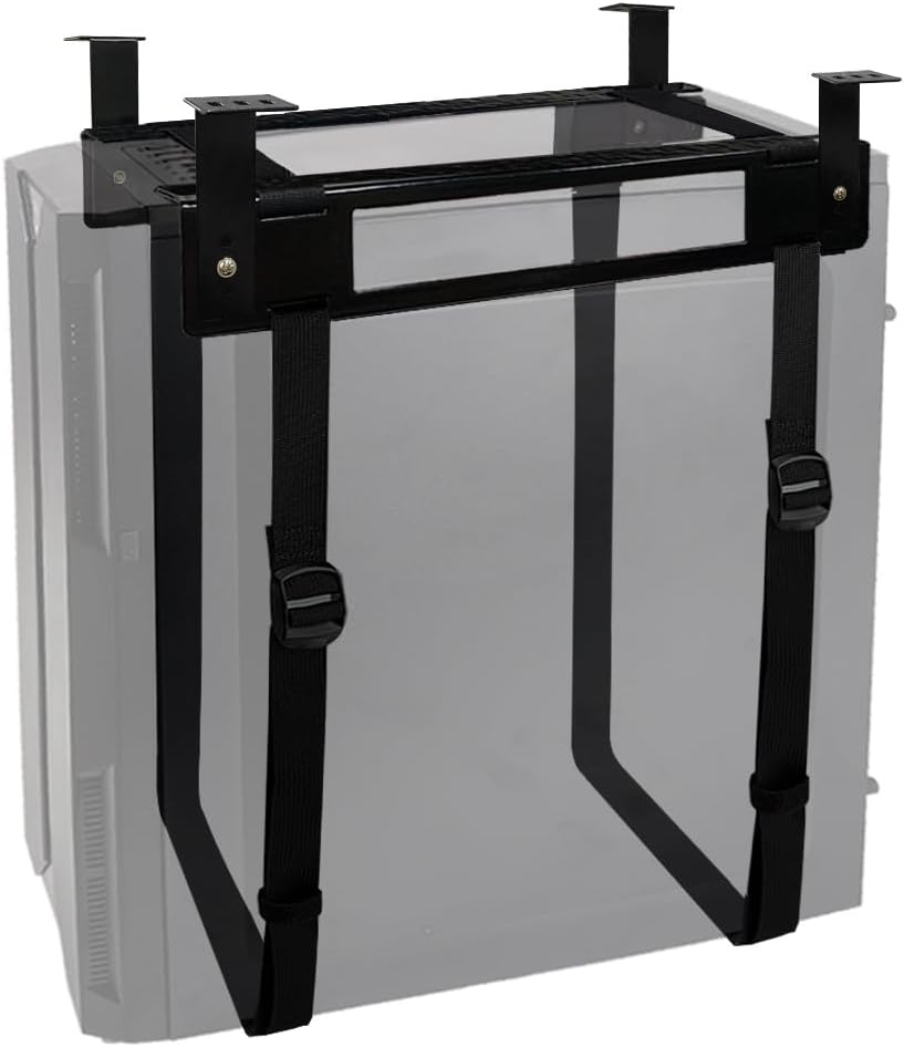 Under Desk PC Mount, Black, Fixed - Image 7