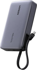 UGREEN Nexode 20000mAh 145W Built-in USB-C Power Bank | Built-in USB-C cable, 72Wh. Fast charges for MacBook, iPad, Samsung S25, Dell, HP by Unknown