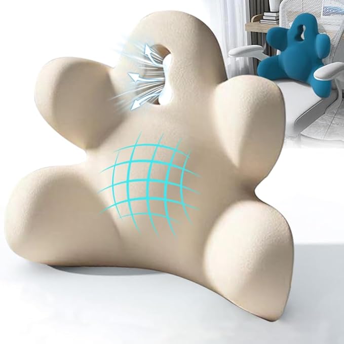 Lumbar Support Pillow for Office Chair, Back Support Pillow for Car, Chair | Office Chair Back Support Improve Lower Back Pain Relief & Sitting Posture, Memory Foam Back Cushion for Long Sitting by Sothuba