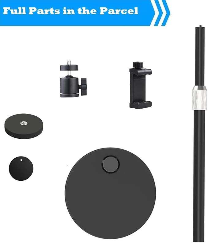 Brio Webcam Stand Holder, Magnetic Webcam Desktop Tripod Mount Compatible with Logitech Brio 101 100/Brio 301 300/Brio 501 500/Brio 4K 2022 2017 version/C270/C310 webcams - Image 2