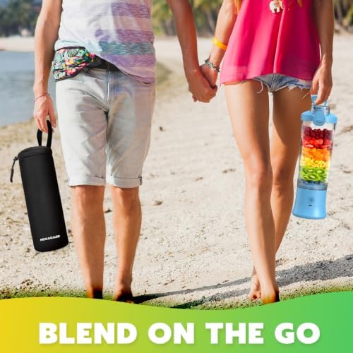 Portable Blender Personal Juicer for Shakes Smoothies with Insulated Sleeve - Image 6