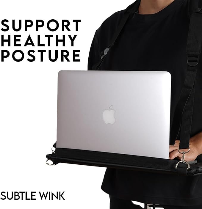 Portable Laptop Harness for Walking – Adjustable Secure Walking Laptop Harness Easily fits upto-16-inch with Flexible Strap - Image 5