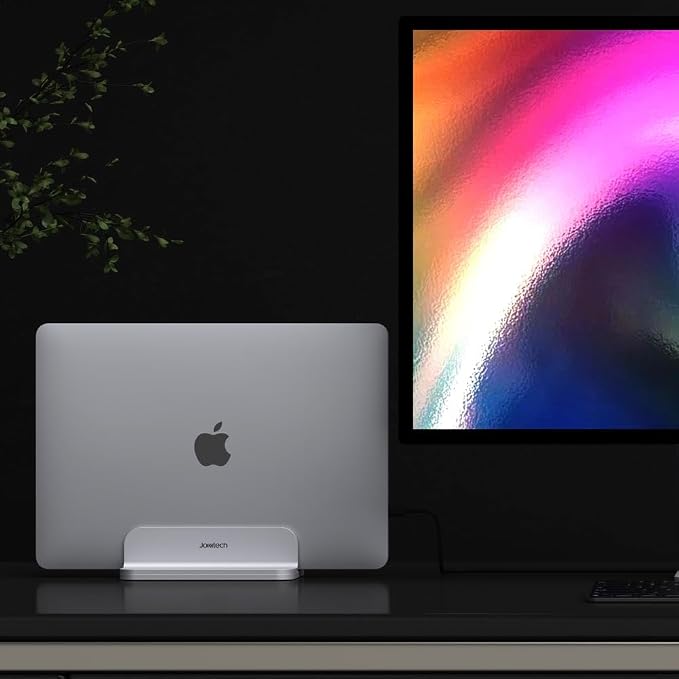 Aluminum Laptop Stand, Sturdy and Adjustable, Compatible with Apple MacBook Pro/Air, Mac Mini, iPad Pro, Silver - Image 8