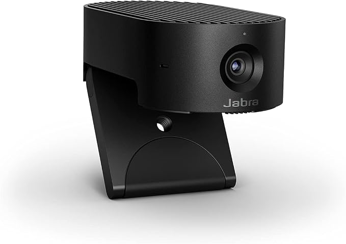 Jabra PanaCast 20 Conferencing Camera - Flexible Plug & Play Personal Video Solution Computer Webcam with AI-Powered 4K Ultra-HD, Intelligent Zoom, and Lighting Optimization - Black by Jabra