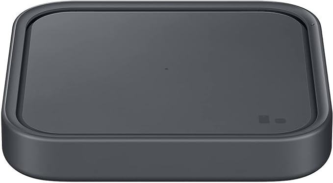 Samsung 15W Wireless Charger Single, Cordless Super Fast Charging Pad for Galaxy Phones and Devices, Compact Design, LED Indicator, USB C Cable Included, 2022, US Version, Grey by Unknown