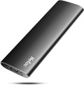 Netac ZSlim 250GB Portable SSD, Up to 550MB/s Read and 450MB/s Write, USB 3.2 Gen 2 USB-C External Solid State Drive, 30g Aluminum Alloy Storage for Windows PC, Mac and Android by Netac