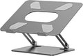 BoYata Laptop Stand, Adjustable Multi-Angle Riser, Up to 17 Inches,Gray | Sturdy alloy steel, heat-vent design and silicone pads support laptops up to 17 inches, including MacBook and Surface by Boyata