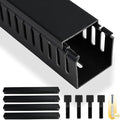 Cable Raceway, 95" Open Slot Cable Management Kit 4PCS 23.6" X 1.97" X 2.4" by RJYKVS