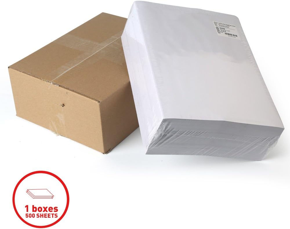 [500Sheet, 15000 Labels] 30 up Labels Address Labels 1" x 2-5/8" Sticker Paper for Laser/Ink Jet Printer Mailing Label 8.5"×11" White 30 per Sheet - Image 6