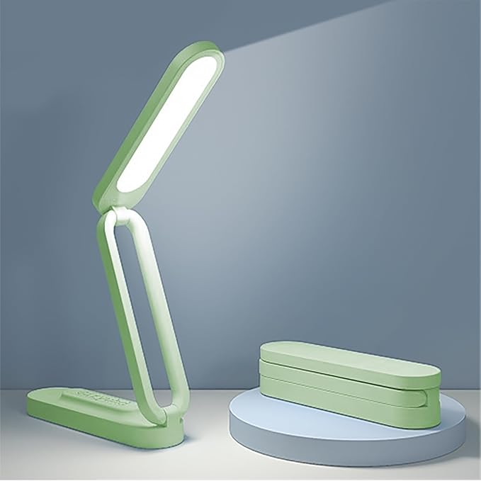 Giryuhd LED Desk Lamp for Office Home & Battery Operated Lamp Rechargeable Lamp Foldable & Portable Light, LED Desk Light Strip, 3 Brightness Dimmable Small Desk Lamp Wireless Reading Lamp by Giryuhd