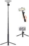 JCWINY 30" Tall Webcam Stand Tripod Extendable Desktop Tabletop Webcam Tripod Web camera Mount Aluminum Desk Tripods Stand for Logitech Brio Webcams C925e C922x C930e C922 C930 C920 C615 iPhone Camera by JCWINY