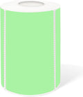 2×3 Inch Green Removable Thermal Labels,Self-Adhesive Square Direct Thermal Labels,300 Sheets per Roll with Perforated Lines by Yeachlaing