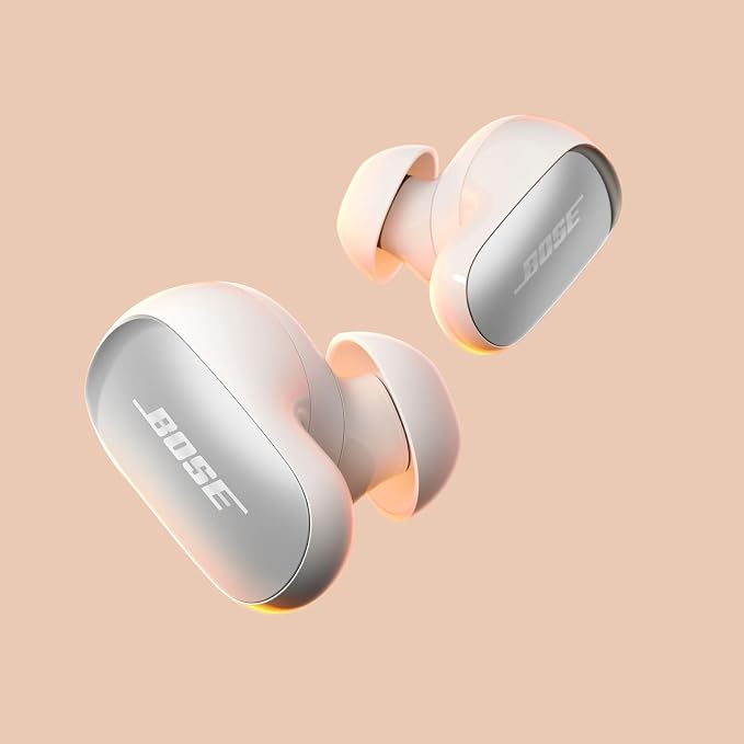 Bose QuietComfort Ultra Earbuds (2nd Gen) - Wireless Noise Cancelling Earbuds with Mic, Immersive Audio, USB-C Charging, Up to 6 Hours Battery, IPX4 Rating, White Smoke - Image 2