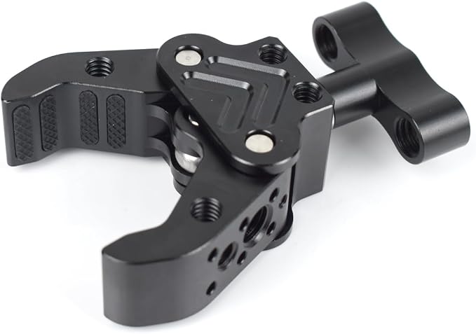Super Clamp with 1/4" 3/8" Threads, Camera Clamp Mount for LED Lights,Magic Arm, Mic, Wireless Flash Receivers, Triggers, Photography Accessories - Image 8