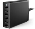 Anker Desktop Charger, 60W 6 Port USB Multiple Charging Hub | PowerPort 6 Multiple USB Charger, Campatible with iPhone, iPad, MacBook, Galaxy, LG, HTC, and More by Unknown