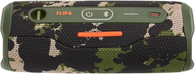 JBL Flip 6 - Portable Waterproof Speaker - Camo | Louder, more powerful sound, IP67 waterproof and dustproof, 12 Hours of Playtime, Bold design - Image 9