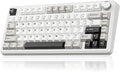 SOLAKAKA A75 75% Wireless Mechanical Keyboard, Hot Swappable Gaming Keyboard with Multifunction Knob & RGB, Gasket Mounted Creamy Keyboard, PBT Keycaps, Compact Layout for Win/Mac/PC by SOLAKAKA