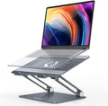Lamicall Adjustable Laptop Stand for Desk for MacBook Air Pro HP 10-17.3'' | Aluminum Computer Notebook Holder, Portable Laptop Riser, Foldable Ergonomic Office Desk Accessories for Dell XPS by Lamicall