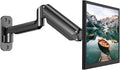 HUANUO Single Monitor Wall Mount for 13 to 32 Inch Computer Screen, Gaming Monitor Wall Mount Arm Holds up to 17.6lbs, Height Adjustable Full Motion Wall Monitor Mount-VESA Mount 75x75,100x100 by HUANUO