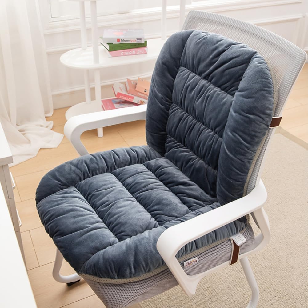 Desk Chair Cushion Office Chair Cushion Seat Cushion with Back Support Integrated Pad with Fixed Band for Sedentary Individuals by UEncounter