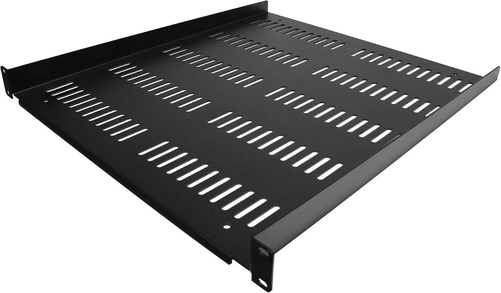 StarTech 1U Vented Rack Shelf, 19in, 55lb, 20in Deep (SHELF-1U-20-FIXED-V) by StarTech.com