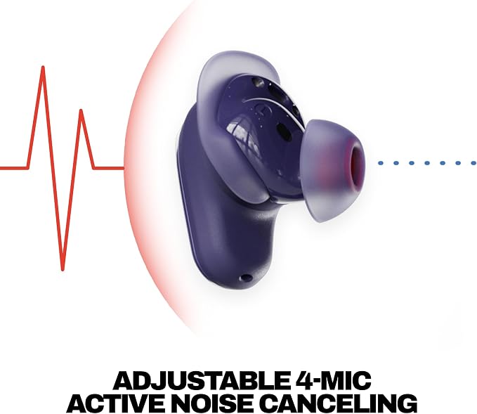 Skullcandy Method 360 ANC Wireless Earbuds with Sound by Bose - Future | In-Ear Fit, Premium Active Noise Cancellation, 40 Hours Battery, Sweat and Water Resistant, Microphone for iPhone Android - Image 3