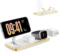 3 in 1 Wireless Charging Station for Apple Devices with MagSafe | For iPhone 17/Air/16/15/14/13/12, AirPods & Apple Watch, Foldable Portable Aluminum Charging Stand, Adapter Included by Petino