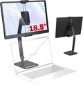 Portable Monitor Stand for Desk 15.6"17.6"18.5",Tablet / iPad Stand | Portable Monitor Holder 6-18.5",Adjustable Tablet Arm Mount, iPad Holder for Desk, for 4.7"-12.9" i Pad Pro/Air/Mini by Hnfrwd