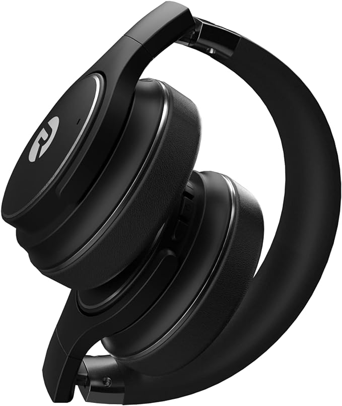Raycon The Everyday Wireless Bluetooth Over Ear Headphones, with Active Noise Cancelling, Awareness Mode and Built in Microphone, IPX 4 Water Resistance, 40 Hours of Battery Life (Black) - Image 2
