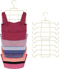 ZEDODIER 2 Pack Tank Top Hanger, Bra Organizer for Closet, Space Saving | 32 Hooks Total, Sturdy Metal, 360° Rotating, Foldable Design, Hanging Closet Organizers and Storage for Apartments and Dorms by ZEDODIER