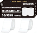 2 Rolls 2"x1.18" Thermal Tape for Phomemo M110 Thermal Labels 50x30mm by KOl.KIM