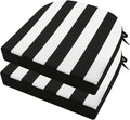 idee-home Outdoor Chair Cushions Set of 2, 17 x 17 Outdoor Seat Cushions | Patio Chair Cushions for Outdoor Furniture Waterproof with Ties, Outdoor Seat Cushion, Patio Chair Pads Dining Chair by idee-home