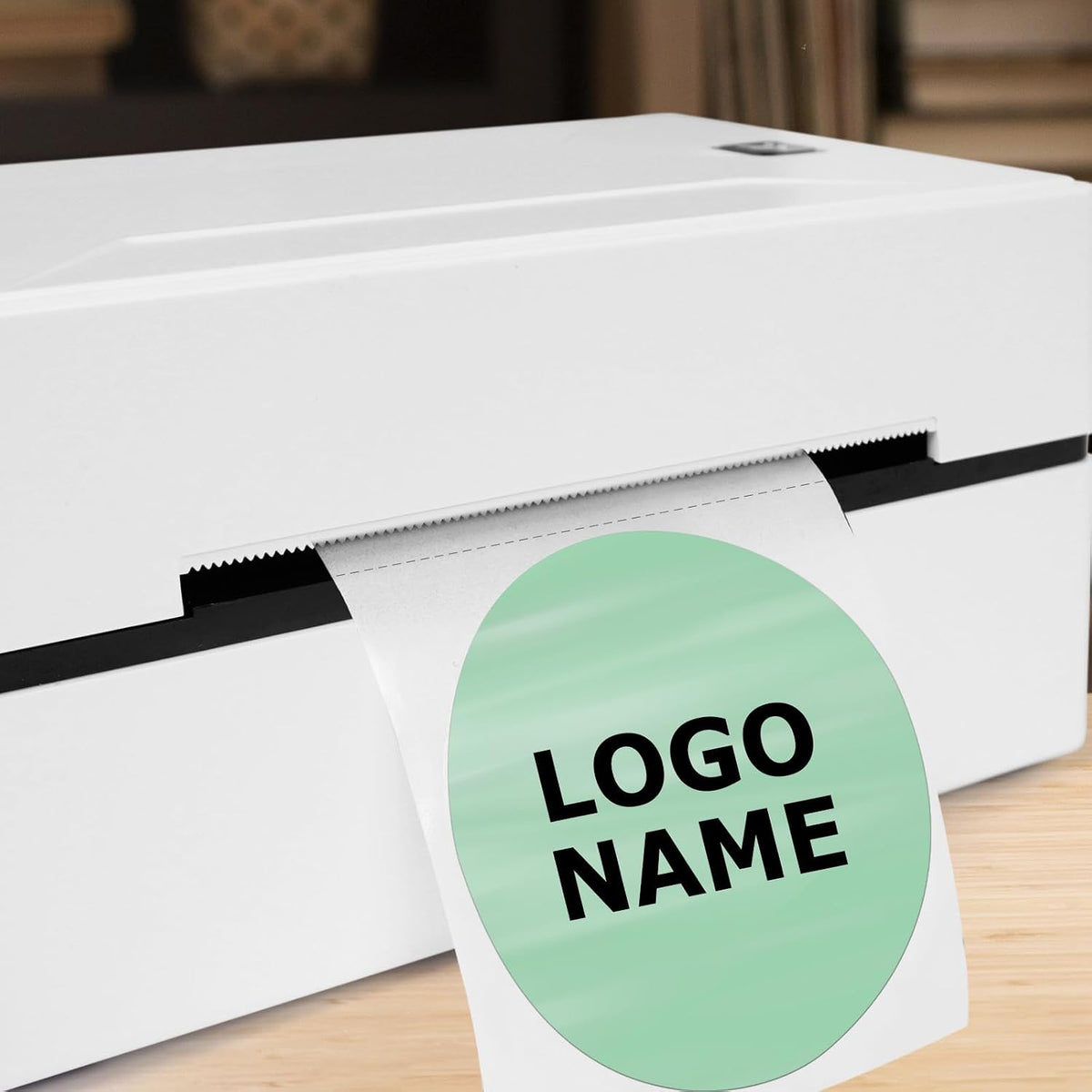 Green Round Thermal Labels 3 Inch Waterproof Vinyl Stickers 500 PCS - Image 6